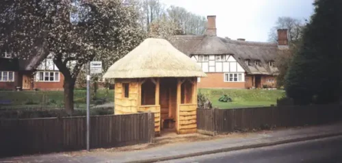 Thatched Bus Shelter